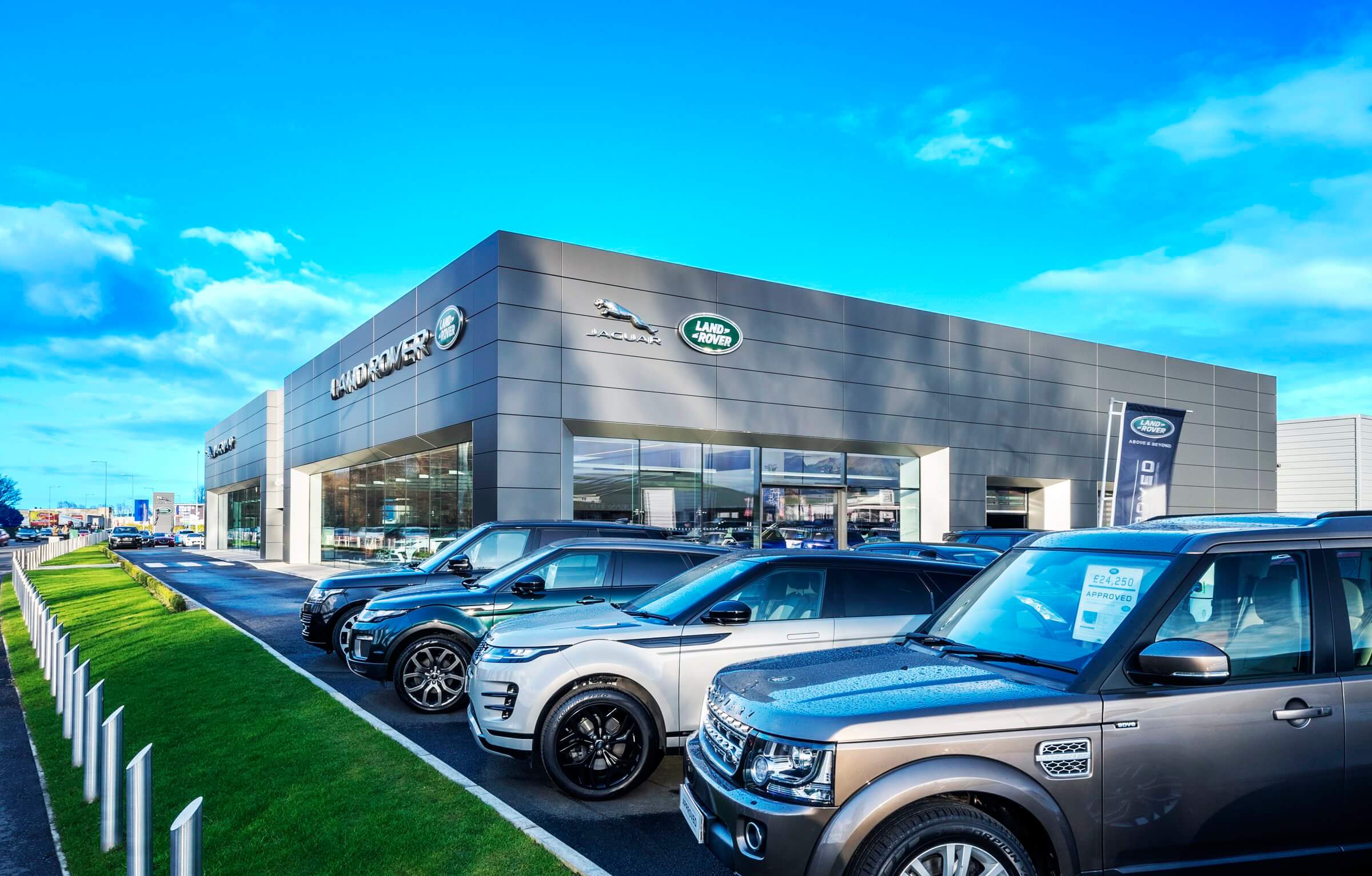 Jaguar Land Rover Dealership, Belfast - Skope Projects